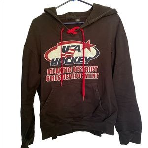 Vintage USA Ice Hockey Hoodie